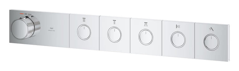 RSH AQUA THERMOSTAT TRIM 5 VALVES SMARTCONTROL - GROHE - (CHROME - GROHE - 0x15 mm - 0inchX0.5inch)