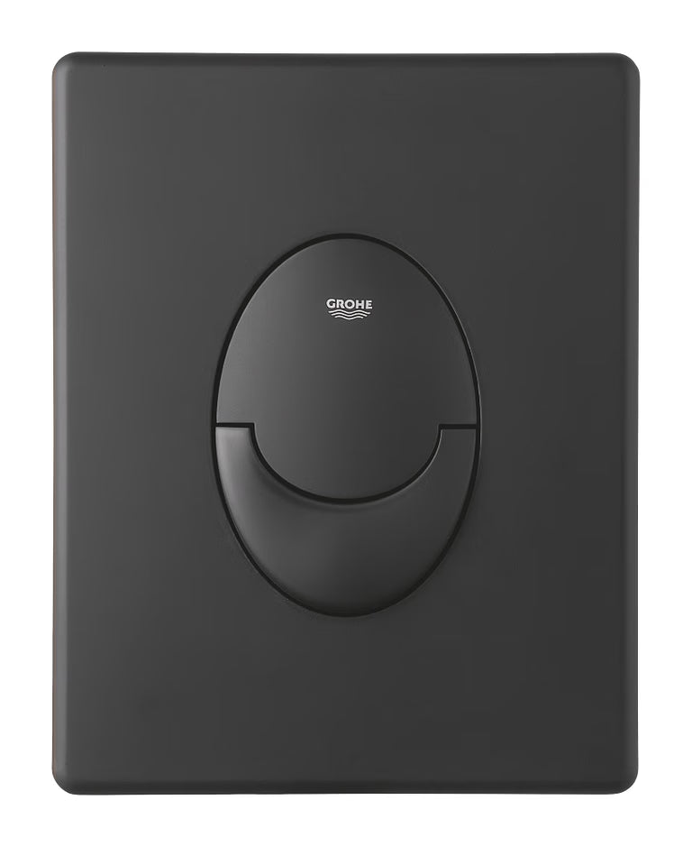 SKATE AIR FLUSH PLATE - GROHE - ( PHANTOM BLACK - G3 - SKATE AIR - 156x197 mm - 6.24inchX7.88inch )
