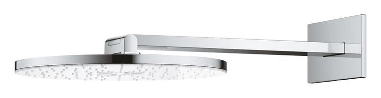RAINSHOWER AQUA 360 ROUND HEAD SHOWER SET 430 MM CEILING SHOWER ARM, 2 SPRAYS - GROHE - ( MOON WHITE/CHROME - G5 - RAINSHOWER AQUA - 0x360 mm - 0inchX14.4inch )