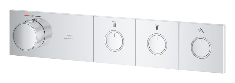 RSH AQUA THERMOSTAT TRIM 3 VALVES SMARTCONTROL - GROHE - (CHROME - GROHE - 0x15 mm - 0inchX0.5inch)