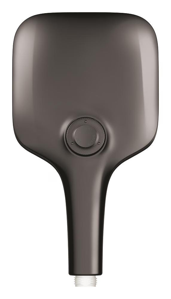 RAINSHOWER SMARTACTIVE 130 CUBE HAND SHOWER 3 SPRAYS W/O HOSE - GROHE - ( HARD GRAPHITE - G5 - RAINSHOWER - 0x15 mm - 0inchX0.5inch )