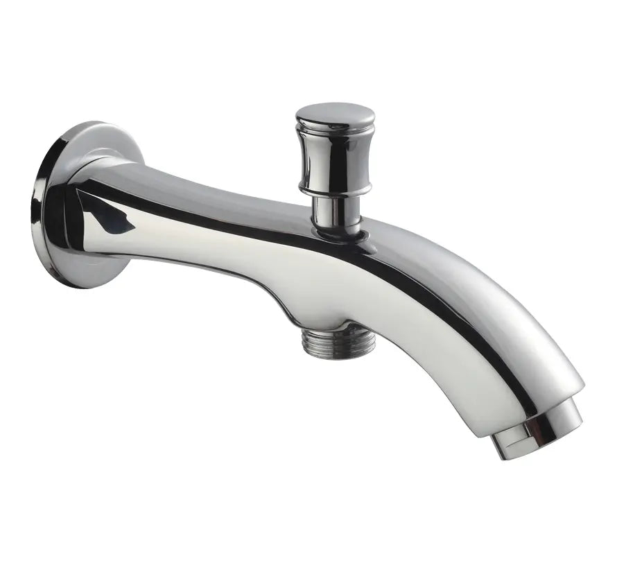 BATH TUB SPOUT WITH TIP-TON - HINDWARE FAUCETS - ( POLISHED CHROME - ARMADA-GLAMOUR - 0x15 mm - 0inchX0.5inch )
