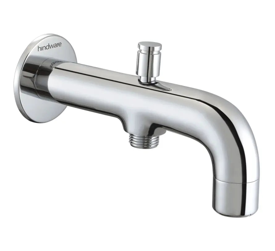 BATH TUB SPOUT WITH TIP-TON - HINDWARE FAUCETS - ( POLISHED CHROME - FLORA-NEO CLASSIC - 0x15 mm - 0inchX0.5inch )