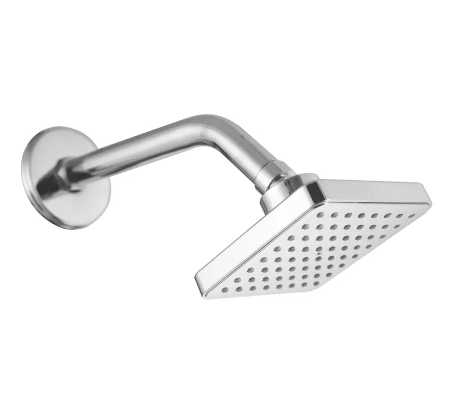 RAIN SH CHROME100 MM WT 225 MM ARM-SQUARE - HINDWARE FAUCETS - ( POLISHED CHROME - GEOMETRIC SHOWERS - 100x100 mm - 3.9inchX3.9inch )
