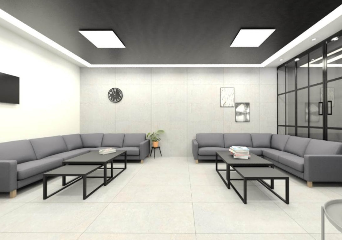 SANDO GREY MATT STRONG-X - SIMPOLO-TILES- (  - IMPATTO MATT - 1198x598 mm - 48inchX24inch )