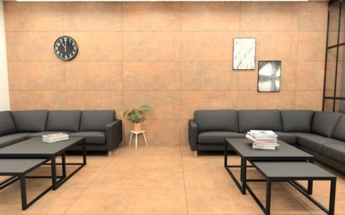 IRON RUST MATT STRONG-X - SIMPOLO-TILES- (  - IMPATTO MATT - 1198x598 mm - 48inchX24inch )