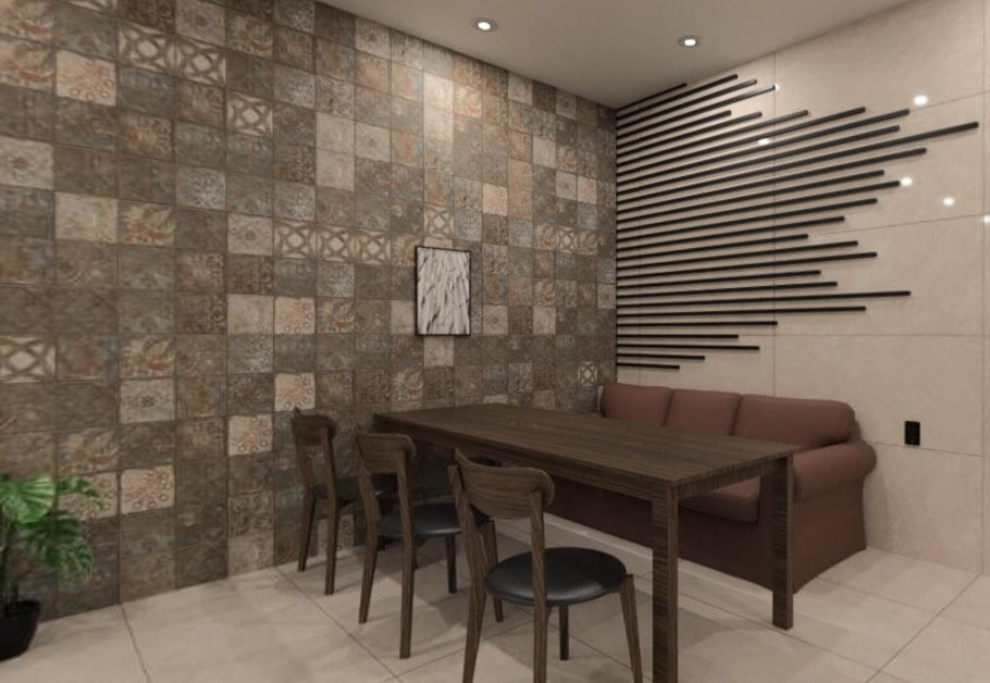 ANTIQUE FUSE  MATT - SIMPOLO-TILES- (  - TINY TILE MATT - 198x198 mm - 7.8inchX7.8inch )