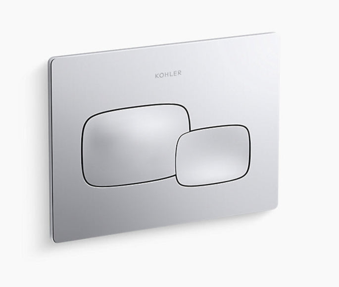 PEBBLE-FACE PLATE(FLUSHPLATE)MECHANICAL - KOHLER PREMIUM -  ( POLISHED CHROME - PREMIUM - 0x0 mm - 0inchx0inch )