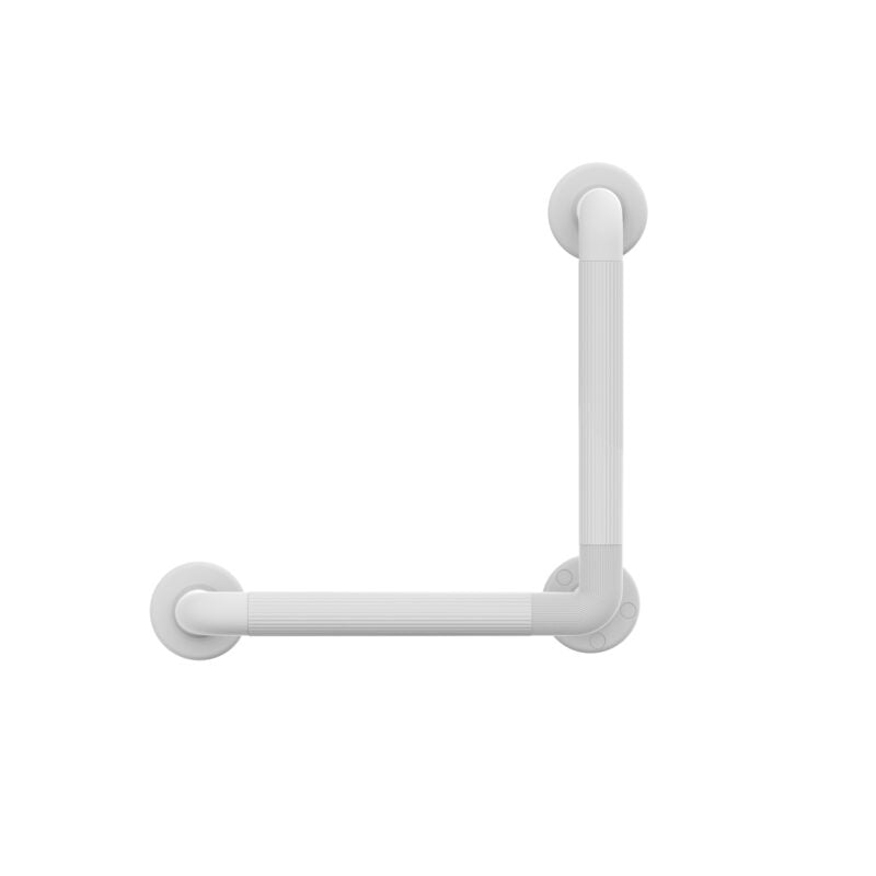 GRAB BAR 90 DEG - VIKING -  ( WHITE - ABS - 450x450 mm - 18inchX18inch )