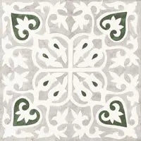 MOTIF HERBS MATT - SIMPOLO-TILES - ( - TINY TILE MATT - 198x198 mm - 7.8inchX7.8inch )