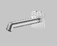 BRASS PLAIN SPOUT - AQUANT - (CHROME - ORCHID SERIES - 0x15 mm - 0inchX0.5inch)