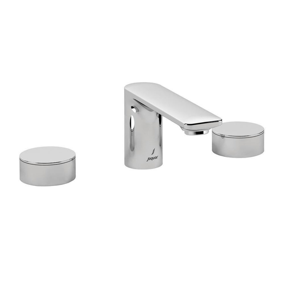 3-HOLE BASIN MIXER WITH CASTED SPOUT, ROUND - JAQUAR FAUCETS - ( CHROME - LAGUNA - 0x15 mm - 0inchX0.5inch )