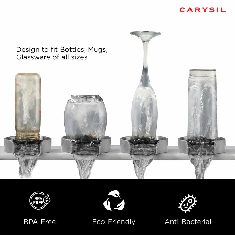 GLASS RINSER - CARYSIL -  ( MATT BLACK - ACCESSORIES - 0x0 mm - 0inchx0inch )