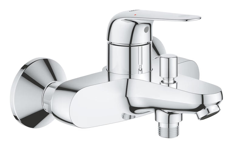 EUROECO WALL MOUNT EXPOSED SINGLE-LEVER BATH MIXER - GROHE G2 - ( CHROME - G2 - EUROECO - 0x15 mm - 0inchX0.5inch )
