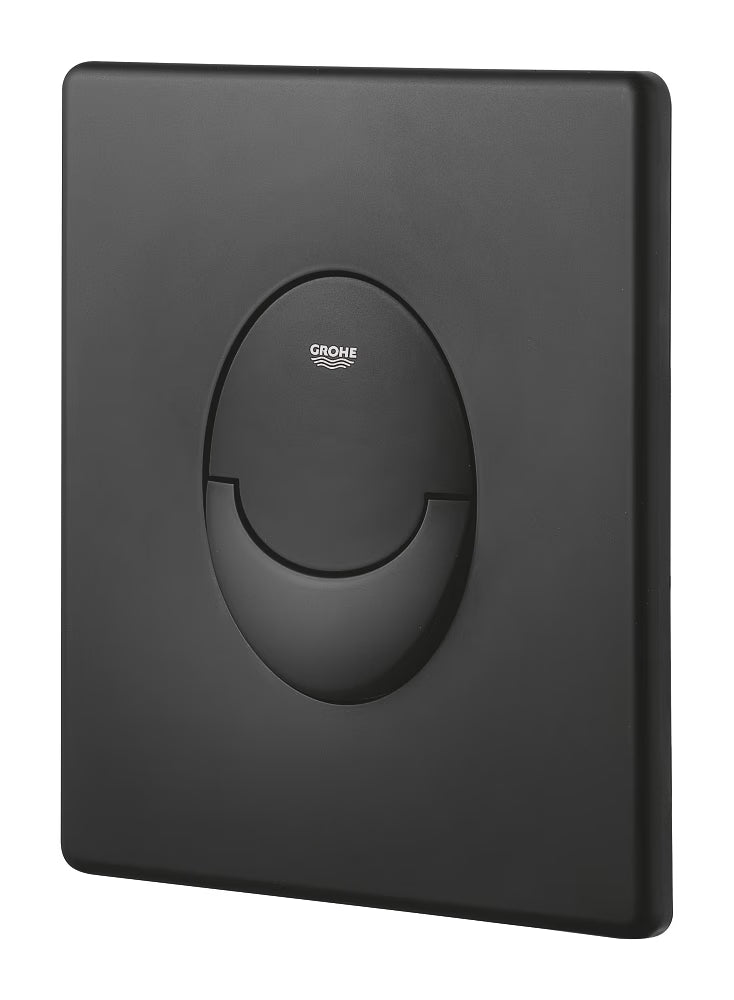 SKATE AIR FLUSH PLATE - GROHE - ( PHANTOM BLACK - G3 - SKATE AIR - 156x197 mm - 6.24inchX7.88inch )