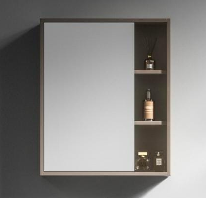 MIRROR CABINET -GERMA - ( - CARBON FIBER - 600x120x660 mm - 24inchX4.8inchX26.4inch )