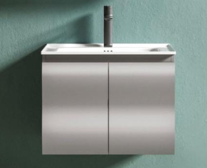 GERMA TR 3524 Ceramic Wash Basin with Main Cabinet Combo