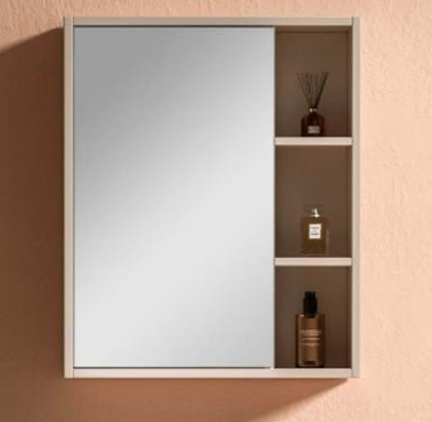 MIRROR CABINET -GERMA - ( - CARBON FIBER - 600x120x640 mm - 24inchX4.8inchX25.6inch )