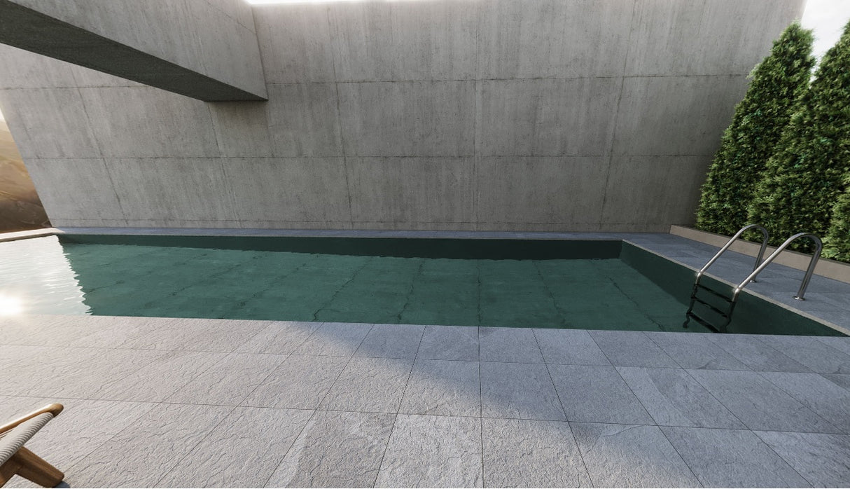 CANNON SAND MATT - SIMPOLO-TILES - ( - ROCK DECK 25 MATT - 400x400x12 mm - 16inchX16inchX0.5inch)