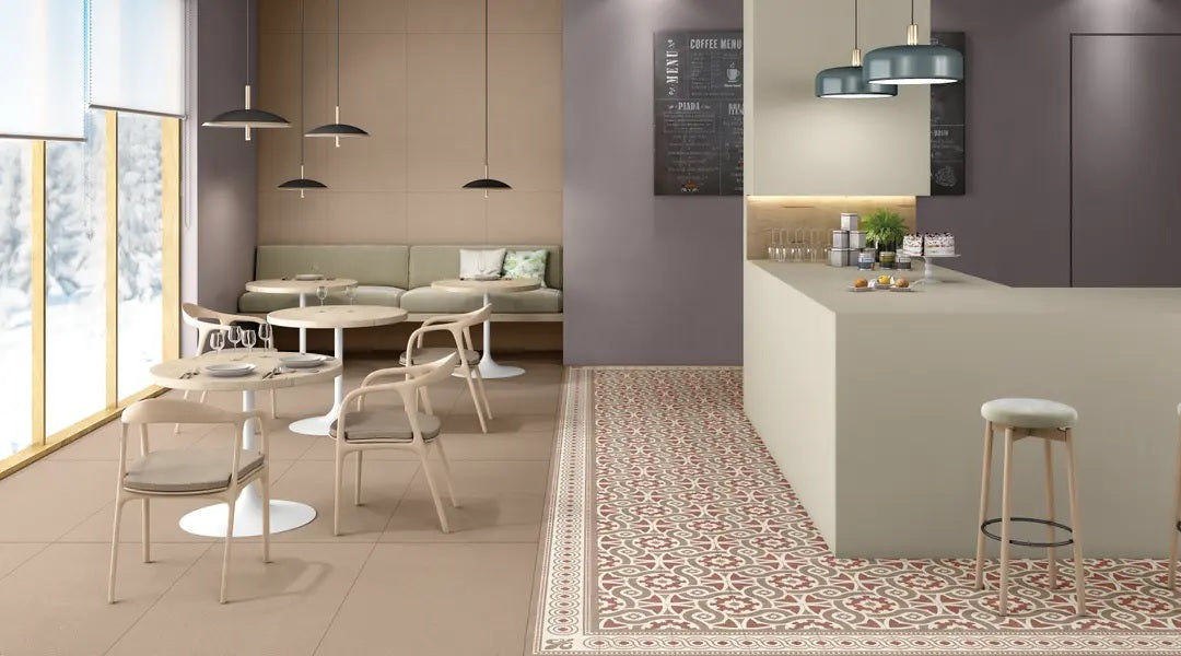 RITUAL HAZEL CORNER - SIMPOLO-TILES -  (  - TINY TILE 25 MATT - 198x198 mm - 7.92inchX7.92inch )