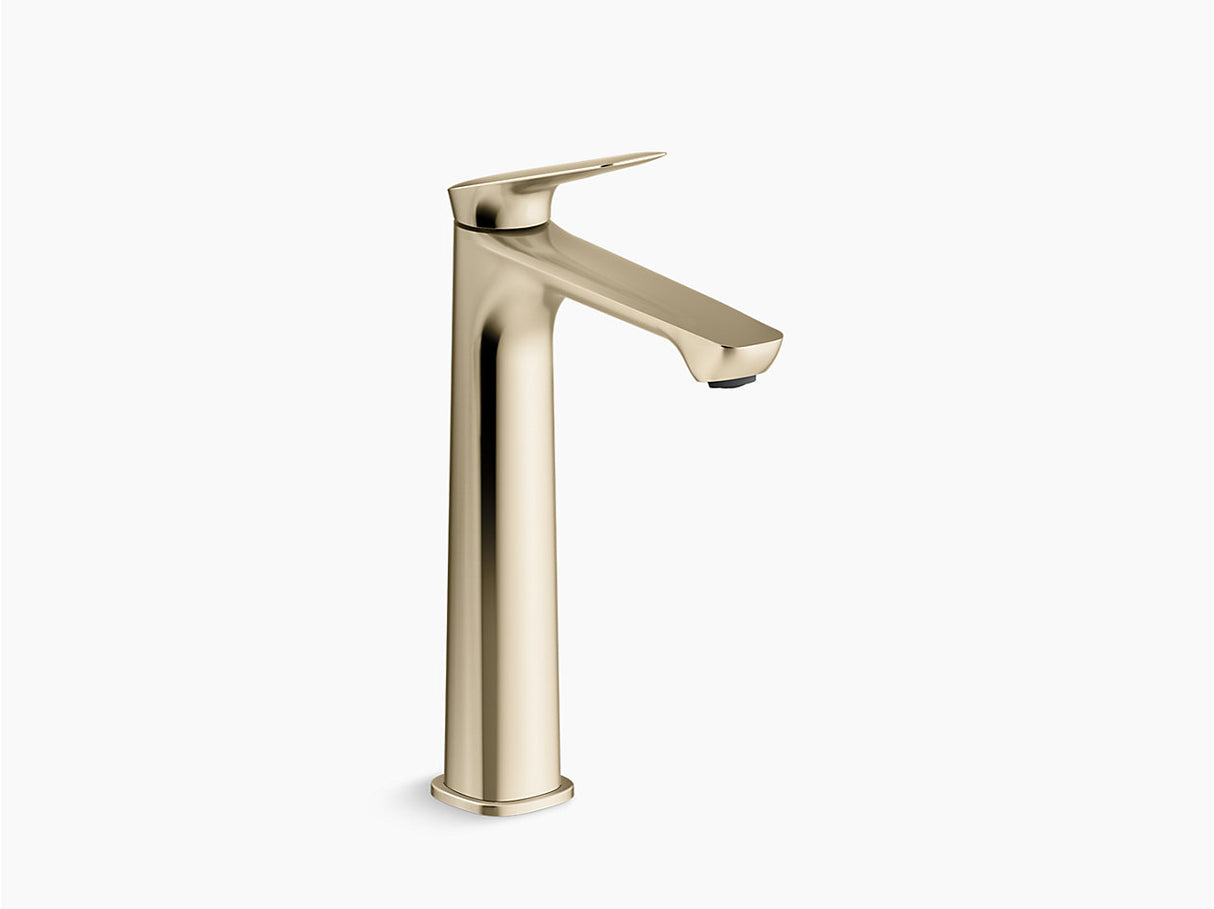 ACCLIV TM TALL PILLAR TAP (COLD ONLY)- KOHLER PREMIUM - ( VIBRANT FRENCH GOLD - PREMIUM - 0x15 mm - 0inchX0.5inch )
