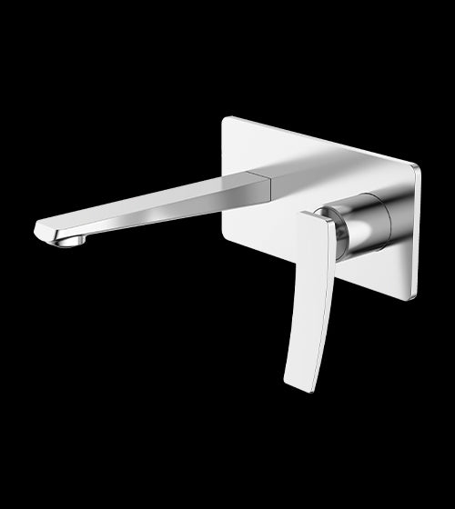 BRASS WALL BASIN FAUCET (COLD WATER)- AQUANT - ( CHROME - - 0x15 mm - 0inchX0.5inch )