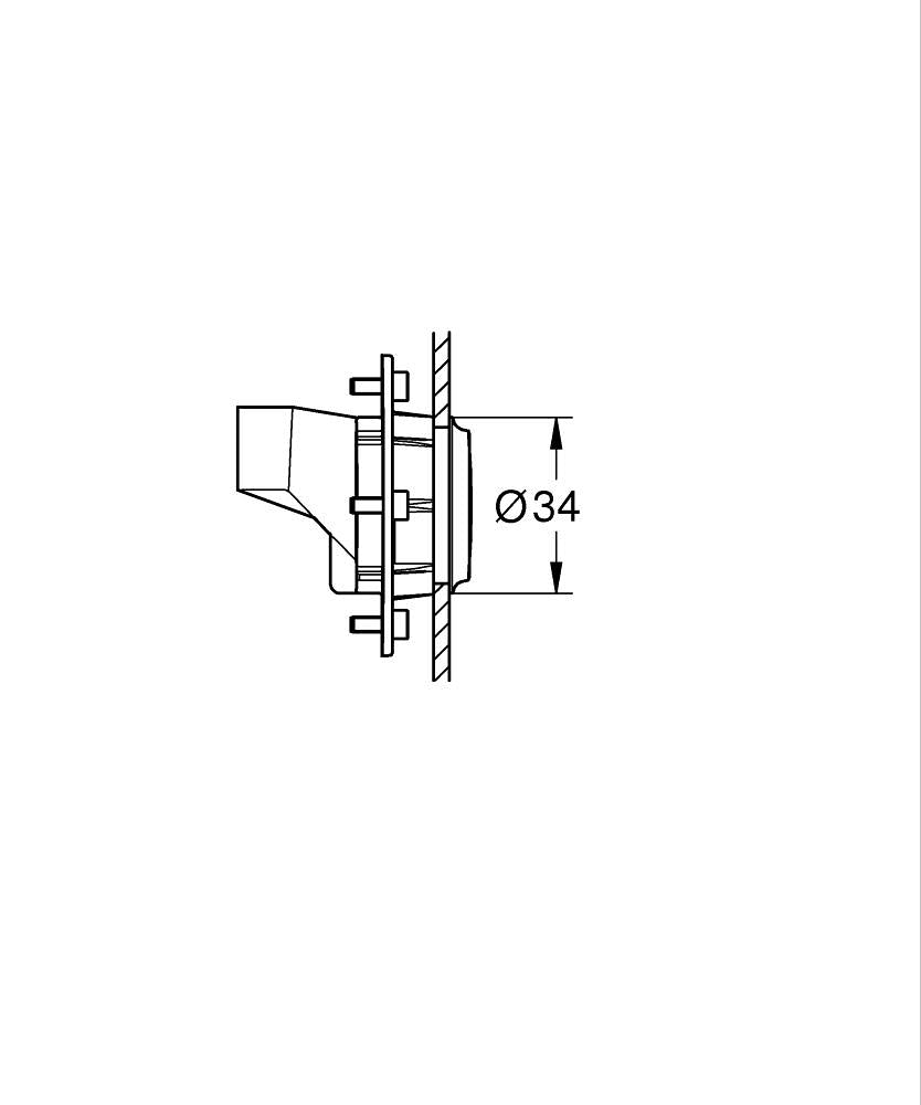 RAINSHOWER AQUA MIST CEILING SHOWER SPA LOGO 5C SPA 3 L/MIN - 112,12 - GROHE - ( CHROME - G5 - RAINSHOWER - 0x0 mm - 0inchX0inch )