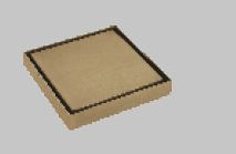SS 304 TILE INSERT WITH ANTI COCKROACH - AQUANT - (BRUSHED GOLD - - 150x150 mm - 6inchX6inch)