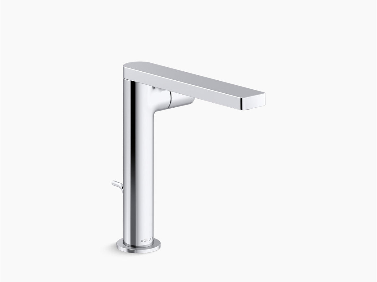 SL SIDE MOUNT TALL BASIN MIXER W/PIPES - KOHLER LUXURY -  ( POLISHED CHROME - LUXURY - 0x15 mm - 0inchX0.5inch )