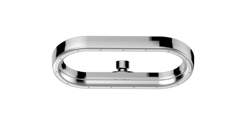 (PRUN)RAIN SHOWER OVAL RING - VIKING - ( CHR - - 240x15 mm - 9.6inchX0.6inch )