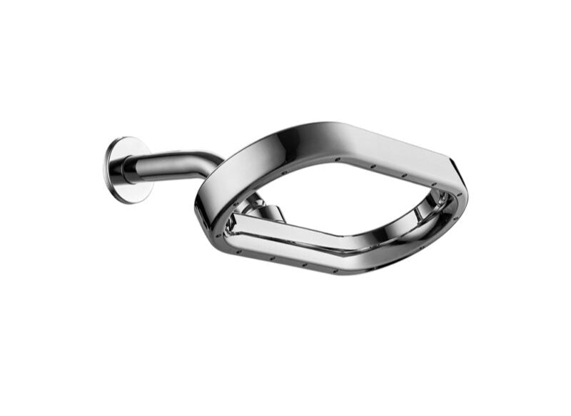 RAIN SHOWER OVAL RING - VIKING -  ( CHR -  - 240x15 mm - 9.6inchX0.6inch )