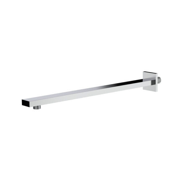 (PRUN)SHOWER ARM RECTANGULAR W/FLANG - VIKING - ( POLISHED CHROME - BRASS - 450x15 mm - 18inchX0.6inch )