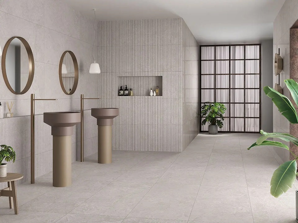 VERTIG SANDO COCOA MATT TEXTURE - SIMPOLO-TILES - ( - IMPATTO MATT - 1198x598 mm - 48inchX24inch )