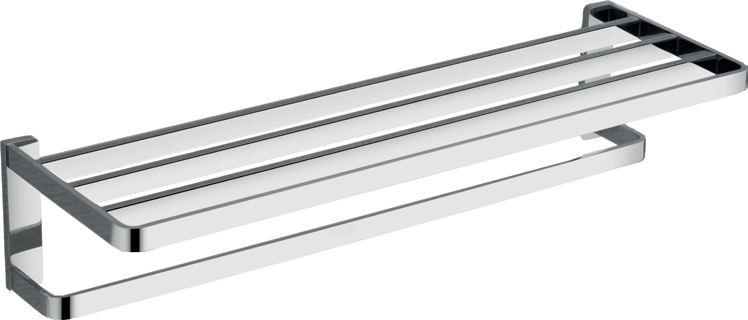 TOWEL RACK 24INCH - AUGA -  ( CHROME - MELLIEUR - 0x600 mm - 0inchX24inch )