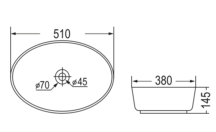 DURO ODA CREAM MARBLE WASH BASIN - AQUANT - ( TRAVERTINE MARBLE - - 510x380 mm - 20inchX15inch )