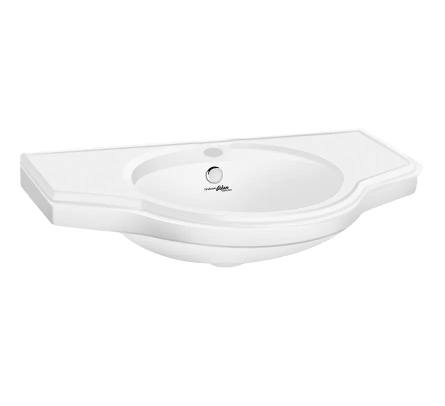 ECLIPSE WALL HUNG WASH BASIN - HINDWARE - ( WHITE - ECLIPSE - 780x480 mm - 31.2inchX19.2inch )