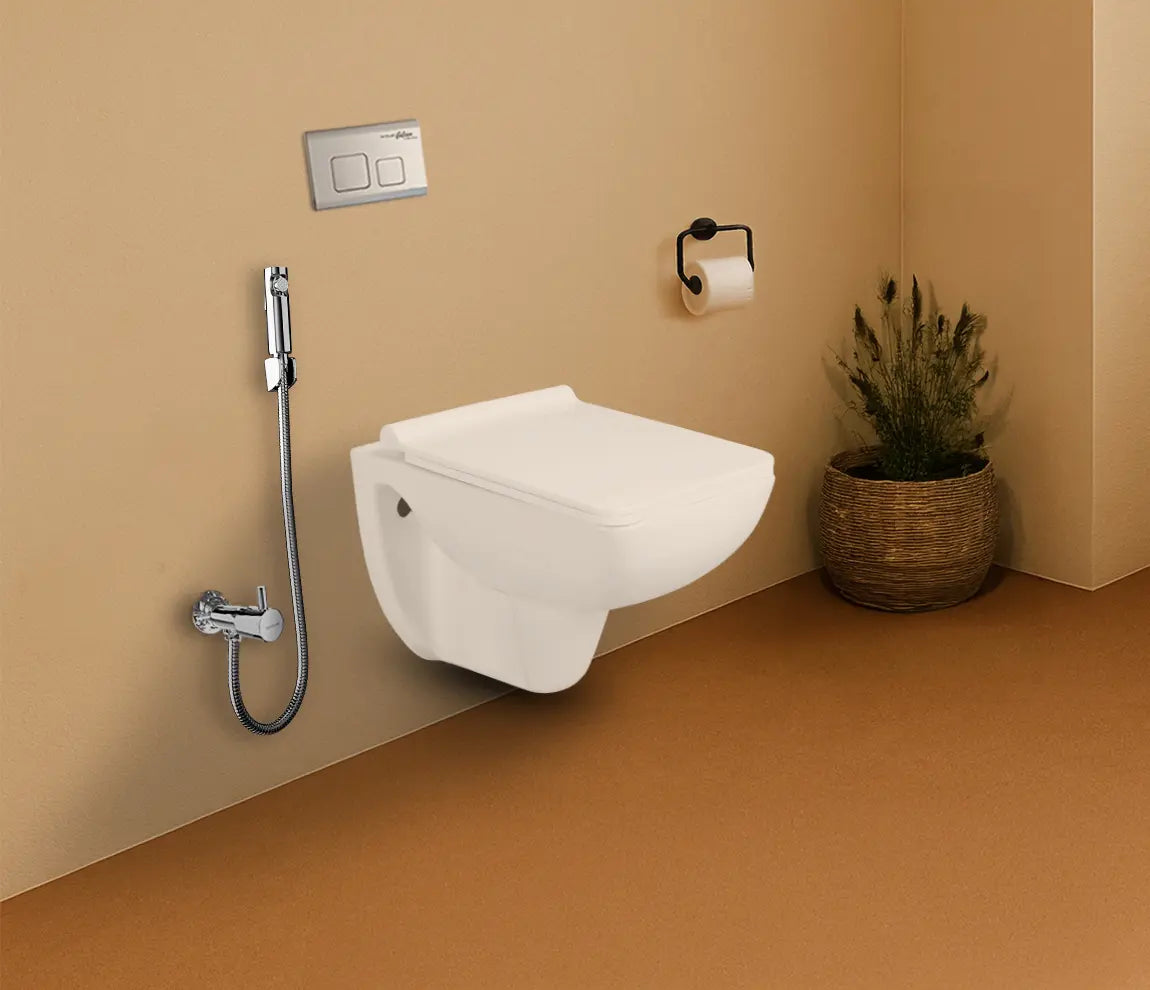 E.W.C W/M ENIGMA SLIM W/SEAT COVER ( BOLT DISTANCE 9INCH) - HINDWARE - ( STAR WHITE - ITALIAN - 0x0 mm - 0inchx0inch )