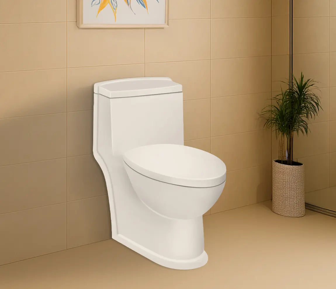 EWC ONE-PIECE ELBA RIMLESS P TRAP 180MM - HINDWARE - ( STAR WHITE - ITALIAN - 0x0 mm - 0inchX0inch )