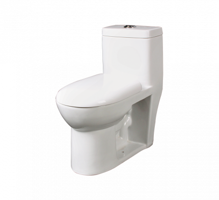 (PRUN) E.W.C VEGA ONE-PIECE S-TRAP 220MM - HINDWARE -  ( STAR WHITE - ITALIAN - 640x350x700 mm - 25.6inchx14inchx28inch )