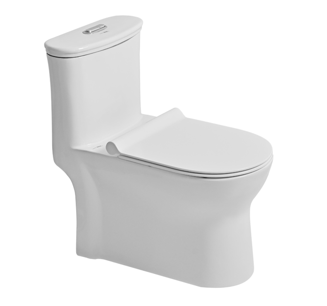E.W.C ONE-PIECE AGNESE S-TRAP 220MM - HINDWARE -  ( STAR WHITE - AGNESE NEO -745x705x425 mm - 29.8inchX28.2inchX17inch)