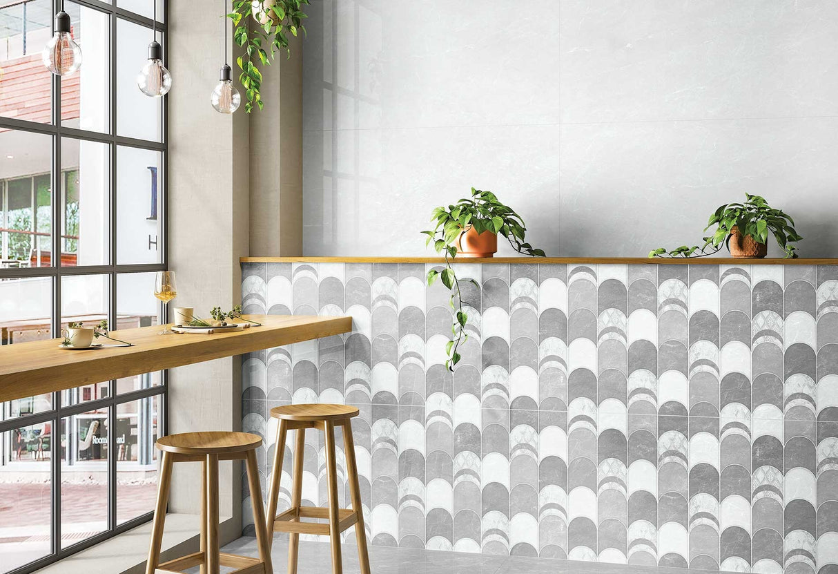 INCREDIC SILVER - COLORTILE -  (  - PGVT - 1200x600 mm - 48inchX24inch )