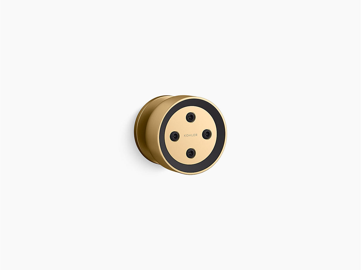 STATEMENT ROUND DEEPMSG BODY SPRAY - KOHLER LUXURY - ( VIBRANT BRUSHED MODERNE BRASS - LUXURY - 0x15 mm - 0inchX0.5inch )