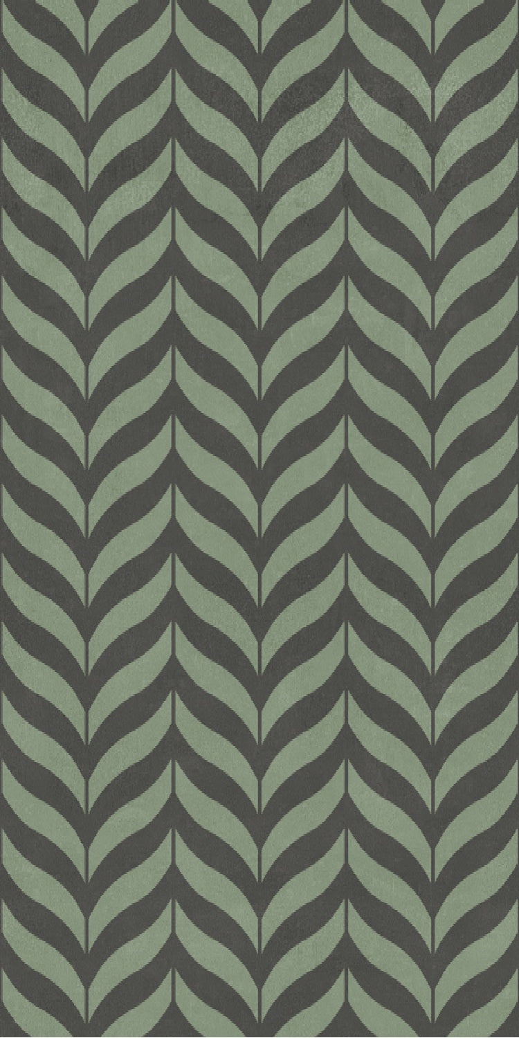BRAZZIL GREEN WAVES DECOR HL - INDIAN TILES - ( - CRIST DECOR - 1200x600 mm - 48inchX24inch)