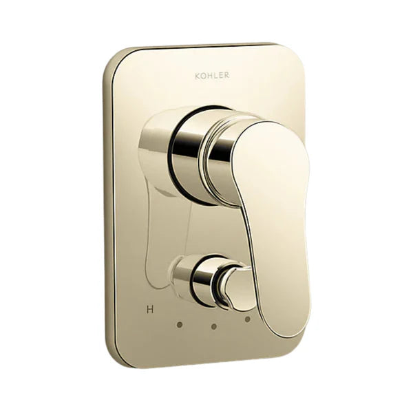 ACCLIV TM AQUA TURBO 235 BATH AND SHOWER VALVE TRIM - KOHLER POPULAR - ( VIBRANT FRENCH GOLD - POPULAR - 0x15 mm - 0inchX0.5inch )