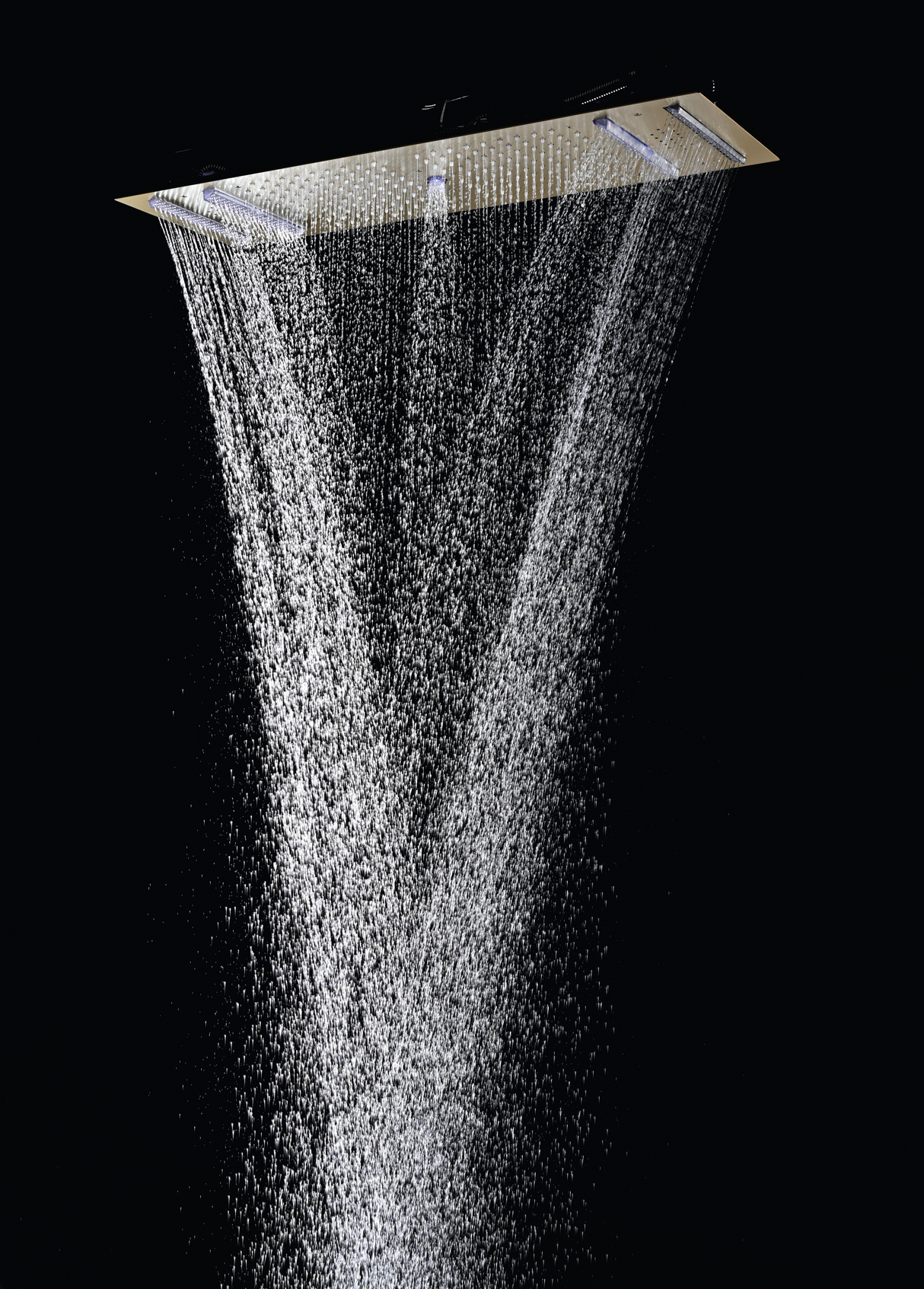 HYDRA LED CEILING SHOWER 4 FLOW WITH INST KIT - LUXELET - ( FLAMIGO PINK - MIK - 900x300 mm - 36inchX12inch )