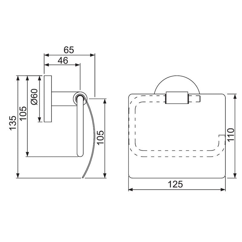 TOILET ROLL HOLDER W/FLAP - JAQUAR FAUCETS - ( ANTIQUE COPPER - CONTINENTAL ACC. - 0x0 mm - 0inchx0inch )