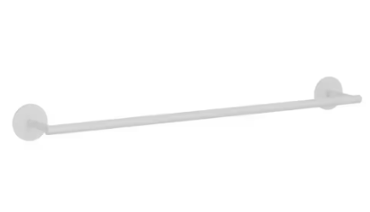 TOWEL RAIL - JAQUAR FAUCETS - ( WHITE MATT - CONTINENTAL ACC. - 0x450 mm - 0inchX18inch )