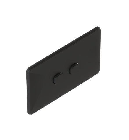 CONTROL PLATE - ARTIZE CISTERN - ( BLACK MATT - VIC PNEUMATIC - 0x15 mm - 0inchX0.6inch )