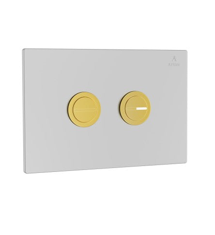 CONTROL PLATE - ARTIZE CISTERN - ( GOLD BRIGHT PVD - CILICA PNEUMATIC - 0x0 mm - 0inchx0inch )