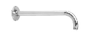 (PRUN)SHWR ARM RND.300MM W/BRASS FLANGE - IPM - ( CHROME - ALLIED - 0x15 mm - 0inchX0.6inch )